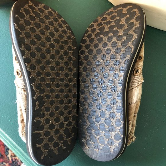 Sunuk stripped slip on woven canvas shoes - Picture 7 of 7